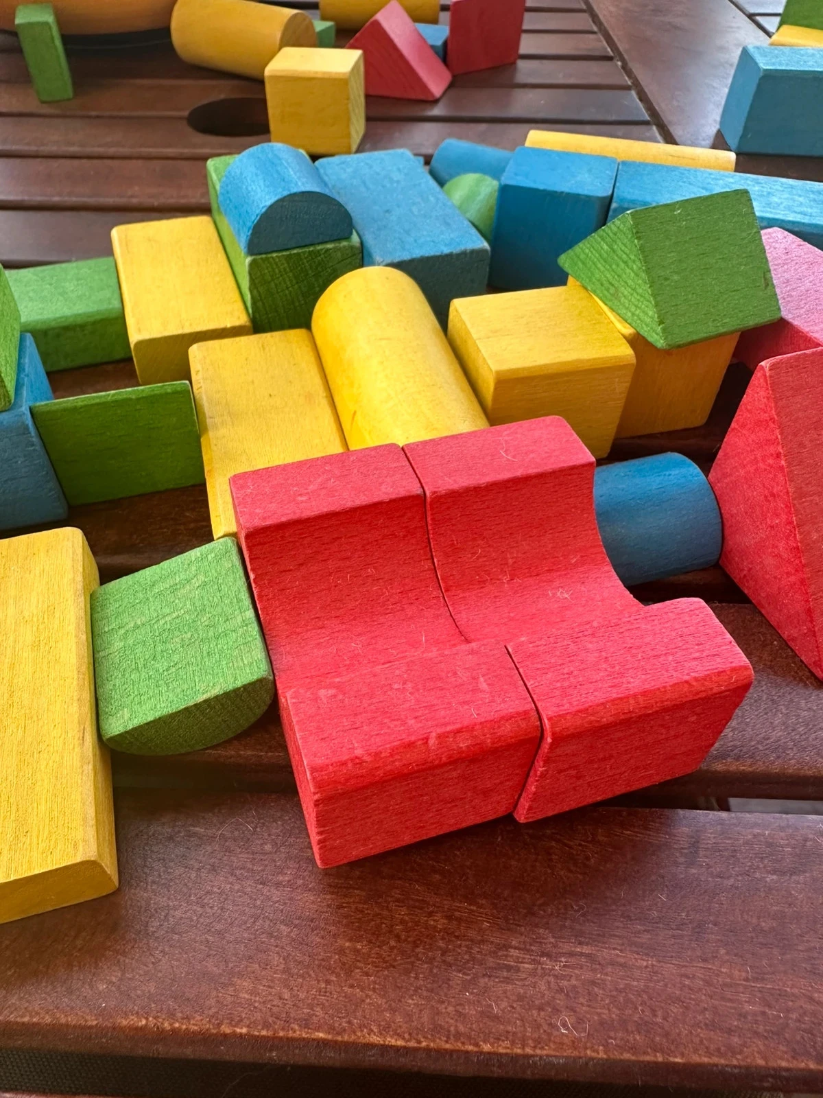 Children's wooden blocks – photo 3